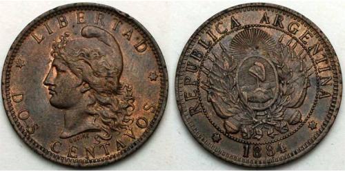 2 Centavo República Argentina (1861 - ) Cobre 