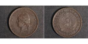 2 Centavo Argentine Republic (1861 - ) Copper 