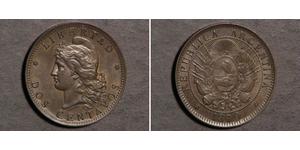 2 Centavo Argentinien (1861 - ) Cuivre 