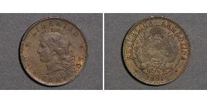 2 Centavo Argentinien (1861 - ) Cuivre 