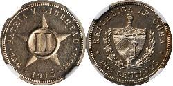 2 Centavo Cuba Cuivre/Nickel 