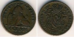 2 Centavo Belgien Kupfer 