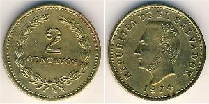 2 Centavo Salvador Nickel/Laiton 