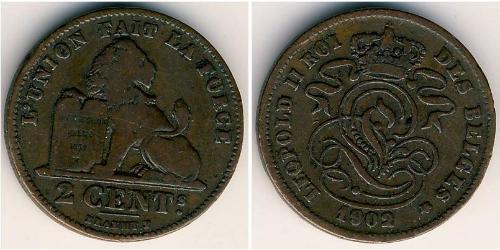 2 Centavo 比利时 銅 