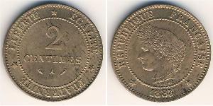 2 Centavo 法兰西第三共和国 (1870 - 1940) 銅 