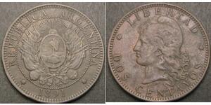 2 Centavo 阿根廷 銅 