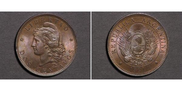 2 Centavo 阿根廷 銅 
