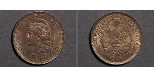 2 Centavo 阿根廷 銅 