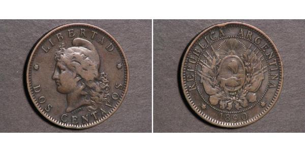 2 Centavo 阿根廷 銅 