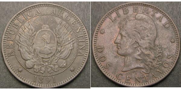 2 Centavo 阿根廷 銅 