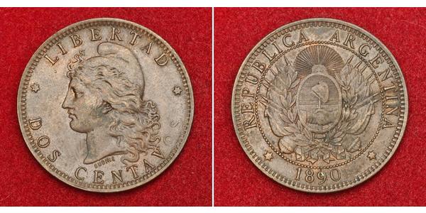 2 Centavo 阿根廷 銅 