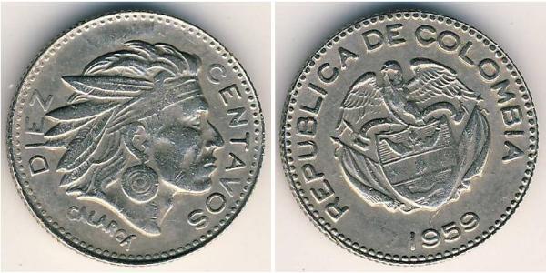 2 Centavo 哥伦比亚 銅/镍 