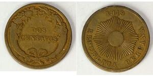2 Centavo 秘鲁 青铜 