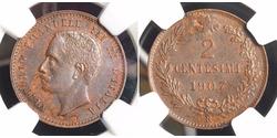 2 Centesimo Kingdom of Italy (1861-1946) Copper 