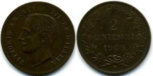 2 Centesimo Kingdom of Italy (1861-1946) Copper 