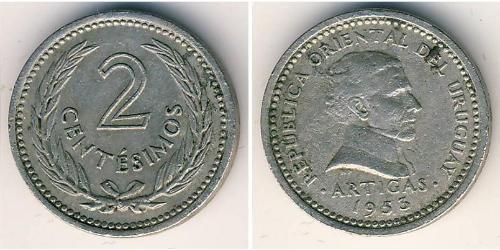 2 Centesimo Uruguay Copper/Nickel 