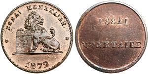 2 Centime Belgium Bronze 