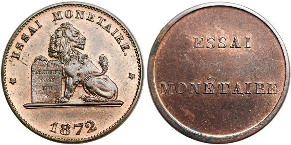 2 Centime Belgio Bronzo 