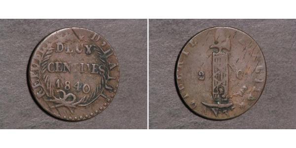 2 Centime Haïti  