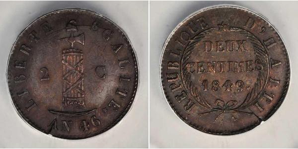 2 Centime Haïti  