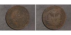 2 Centime Haiti 青铜 