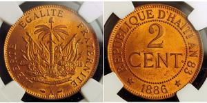 2 Centime Haiti 青铜 