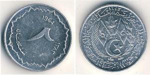 2 Centimo Argelia Aluminio 