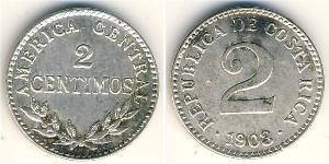 2 Centimo Costa Rica Argent 