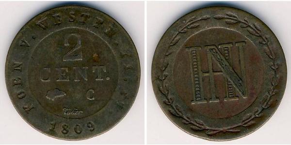 2 Centimo  Copper 