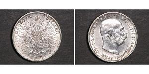 2 Corona Imperio austrohúngaro (1867-1918) Plata 