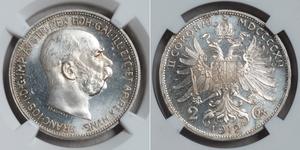 2 Corona Österreich-Ungarn (1867-1918) Silber 