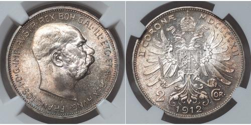 2 Corona Österreich-Ungarn (1867-1918) Silber 