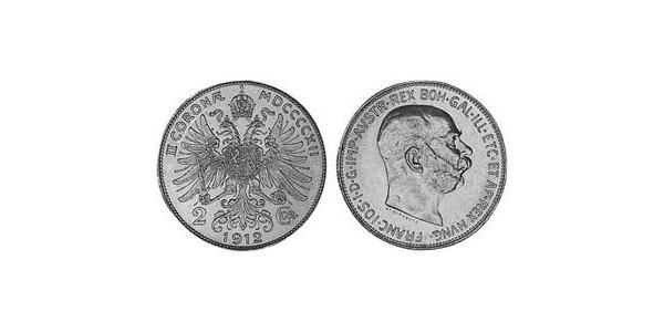 2 Corona Österreich-Ungarn (1867-1918) Silber 