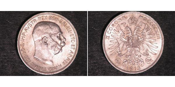 2 Corona Austria-Hungary (1867-1918) Silver 