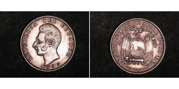 2 Decimo Ecuador Argento 