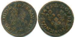 2 Dinar France Copper 