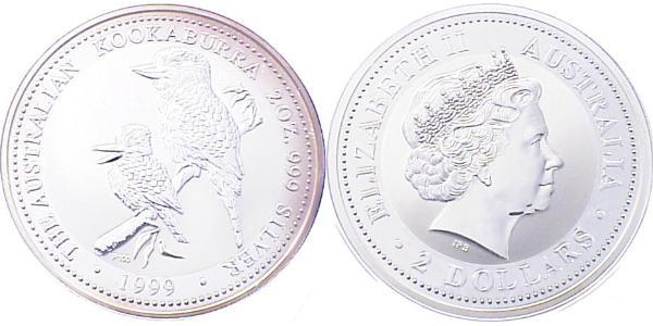 2 Dollar Australie (1939 - ) Argent Elizabeth II (1926-2022)