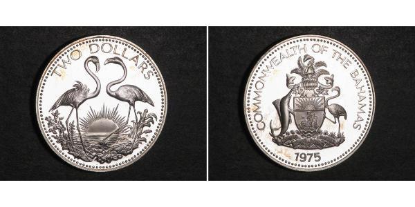 2 Dollar Bahamas Argent 