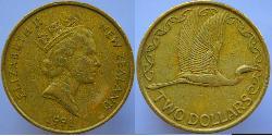2 Dollar Neuseeland Bronze/Aluminium Elizabeth II (1926-2022)
