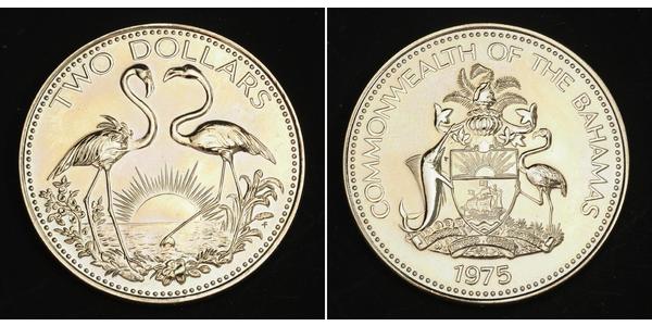 2 Dollar Bahamas Cuivre/Nickel 
