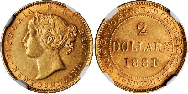 2 Dollar Canada Gold Victoria (1819 - 1901)