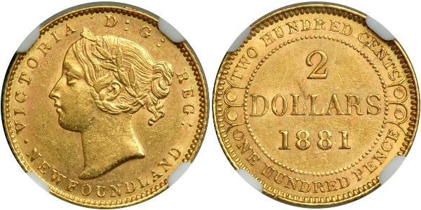 2 Dollar Canada Gold Victoria (1819 - 1901)