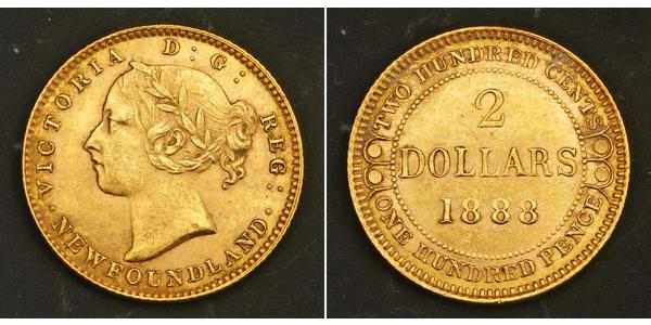 2 Dollar Canada Gold Victoria (1819 - 1901)