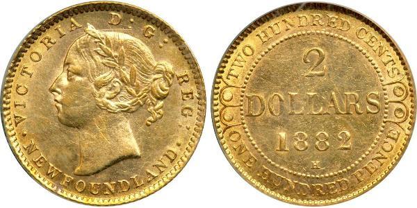 2 Dollar Canada Gold Victoria (1819 - 1901)