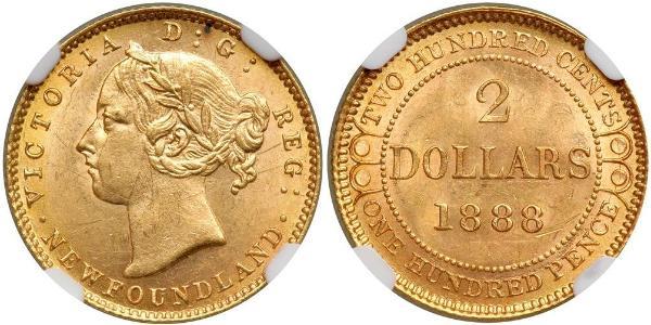 2 Dollar Canada Gold Victoria (1819 - 1901)