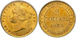 2 Dollar Kanada Gold Victoria (1819 - 1901)