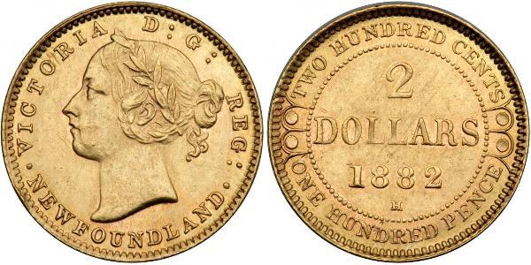 2 Dollar Kanada Gold Victoria (1819 - 1901)