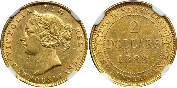 2 Dollar Kanada Gold Victoria (1819 - 1901)