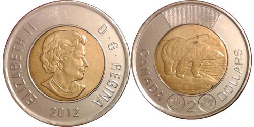 2 Dollar Kanada Messing Elizabeth II (1926-2022)