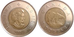 2 Dollar Kanada Nickel Elizabeth II (1926-2022)